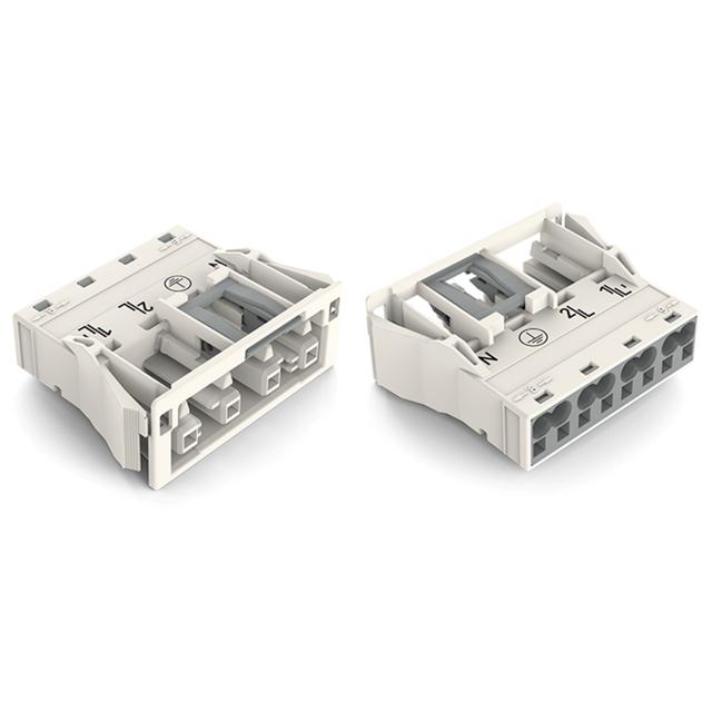 gniazdo SnapIn 4-torowe białe