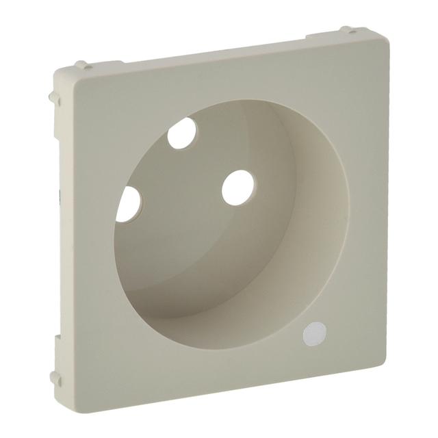 Valena Life Plakietka Gniazda 2 P+Z Ze Wskaźnikiem Led Kremowa 754871 LEGRAND