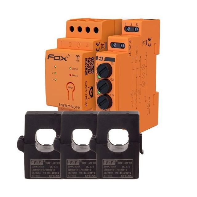 Zestaw WI-MEF-3-OPTI-100A Wi-Fi + zabezpieczenie LK-BZ-3 WI-MEF-3-OPTI-100SET F&F