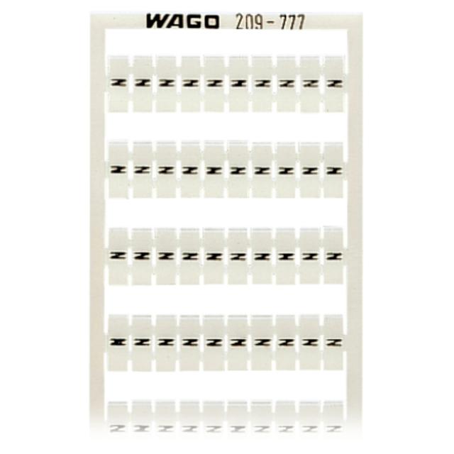 Oznaczniki WSB jako karta białe /5szt./ 209-777 WAGO