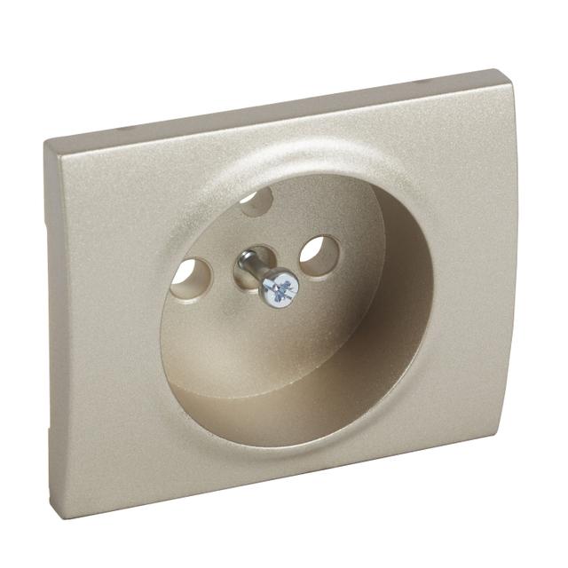 SISTENA LIFE PLAKIETKA TITAN GNIAZDA POJEDYNCZEGO 2P+Z, Legrand