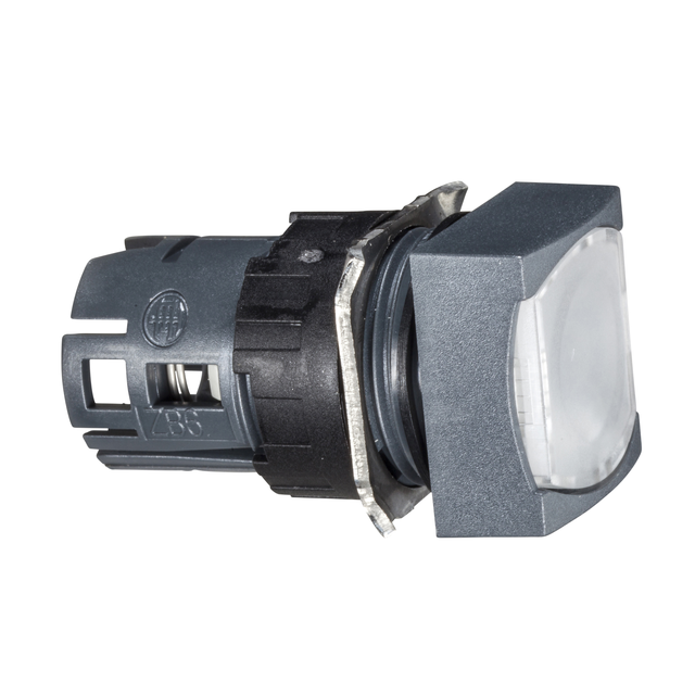 Harmony XB6 Przycisk płaski biały push push LED plastikowy kwadratowy ZB6CF1 Schneider