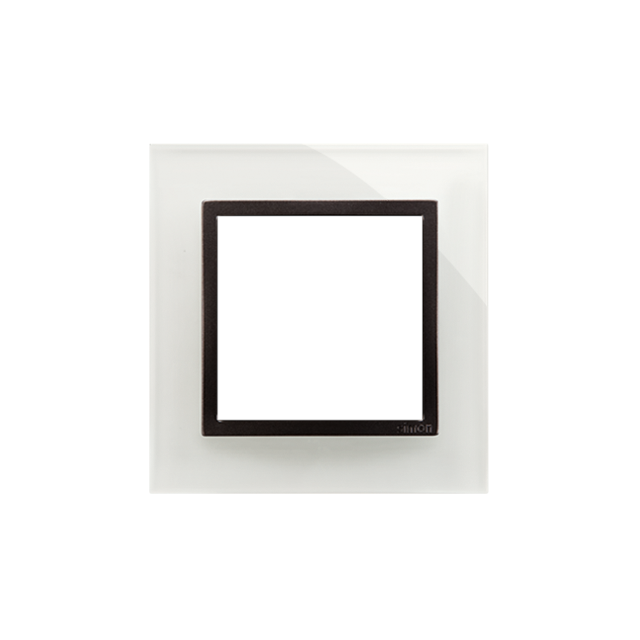 Simon 54 Nature Ramka 1-krotna Nature-Szkło BURZOWA CHMURA IP20/IP44* (*IP44-należy zastosować uszczelkę ramki DUN1) DRN1/72 KONTAKT