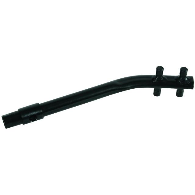 Klucz do drutu zbrojeniowego 8 mm, wygięty, stal uczerniona