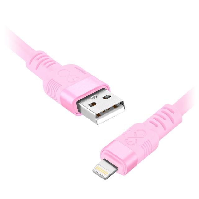 Kabel USB-A - Lightning eXc WHIPPY Pro, 0.9M (29W, szybkie ładowanie), kolor mix pastelowy* (*wysyła