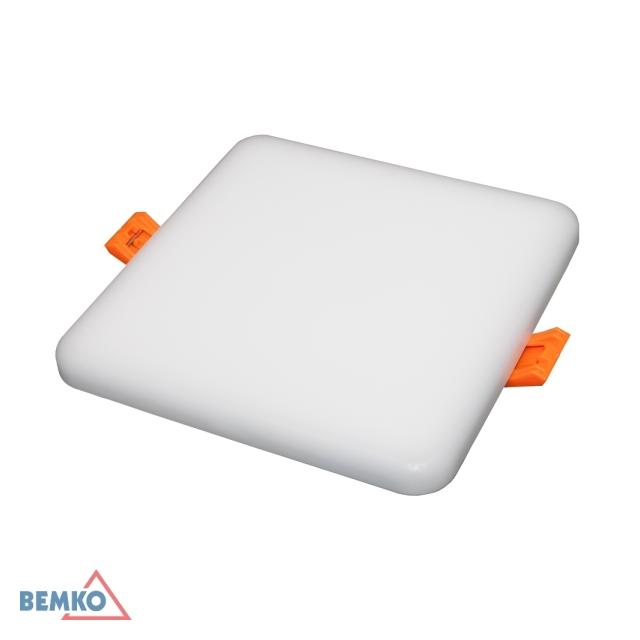 OPRAWA DOWNLIGHT LED WALED 18W 4000K 1550LM IP66/IP20 PF>0.9 185x185x20MM KWADRAT BIAŁY