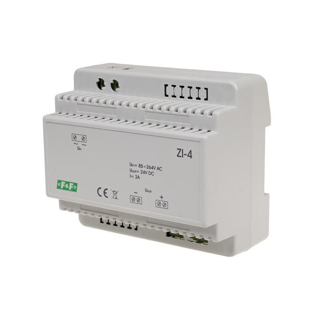 Zasilacz impulsowy 24V DC 2A ZI-4 F&F
