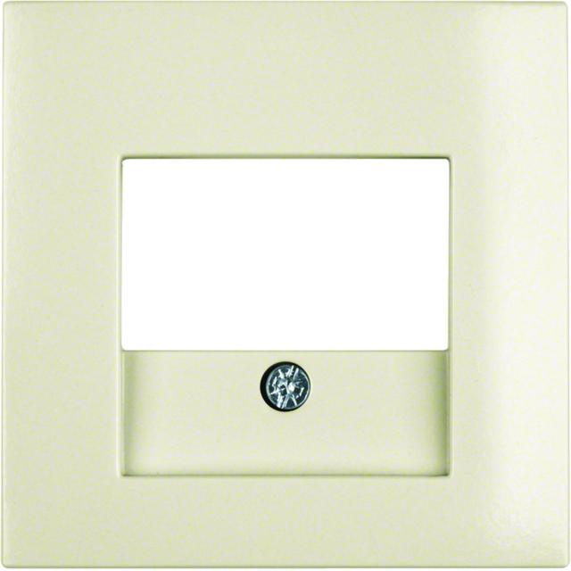 BERKER B.Kwadrat Płytka czołowa do gniazda głośnikowego i gniazda ładowania USB krem 5310338982 HAGE