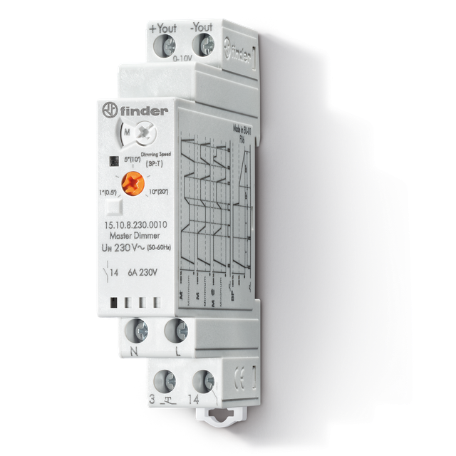 Ściemniacz elektroniczny serii 15: 1Z 6A 110…230V AC 15.10.8.230.0010 /5szt./ FINDER