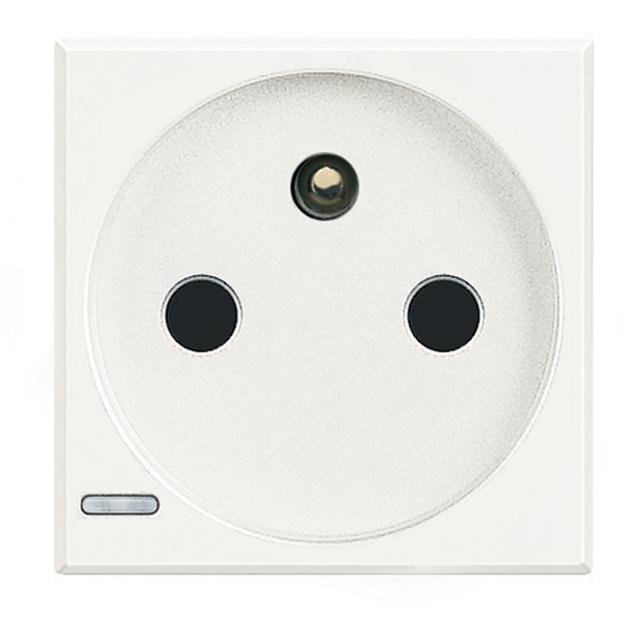 AXOLUTE - GNIAZDO 2P+Z 16A BIAŁE, Bticino