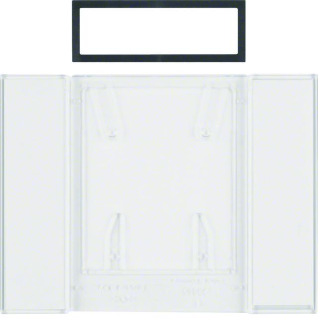 BERKER B.IQ Pole opisowe do przycisków B.IQ poczwórny przezroczyste 75900081 HAGER