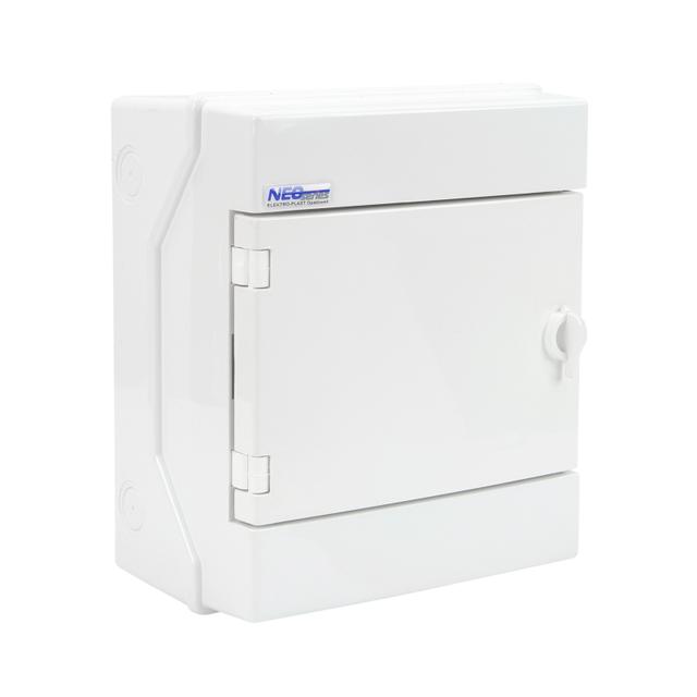 Rozdzielnica hermetyczna natynkowa 1x6 IP65 500VAC/1000VDC RH-6/B białe drzwi  36.3 OPATÓWEK