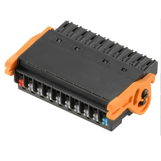 BL-I/O 3.50/10/180LR PNP LED SN BK BX Wtyk PCB (złącze wiązki), 3.50 mm, Liczba biegunów: 10, PUSH IN, Złącze sprężynowe /20szt./ 1531190000 WEIDMÜLLER