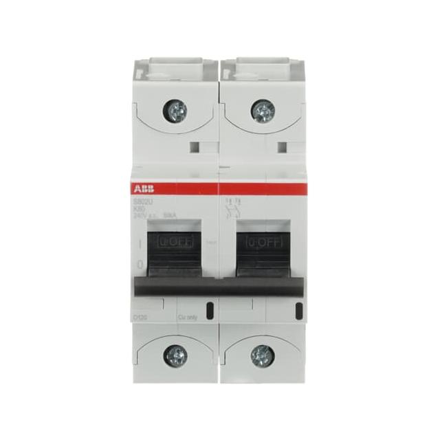 S802U-K80 Wyłącznik nadprądowy 50kA 2P K80A 2CCS862017R0627 ABB
