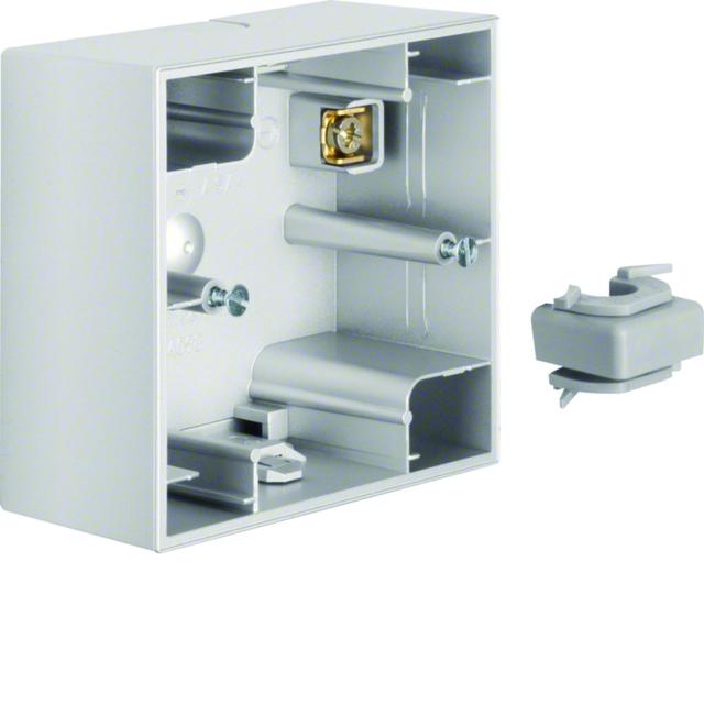 BERKER K.5 Puszka natynkowa pojedyncza aluminium 10417003 HAGER