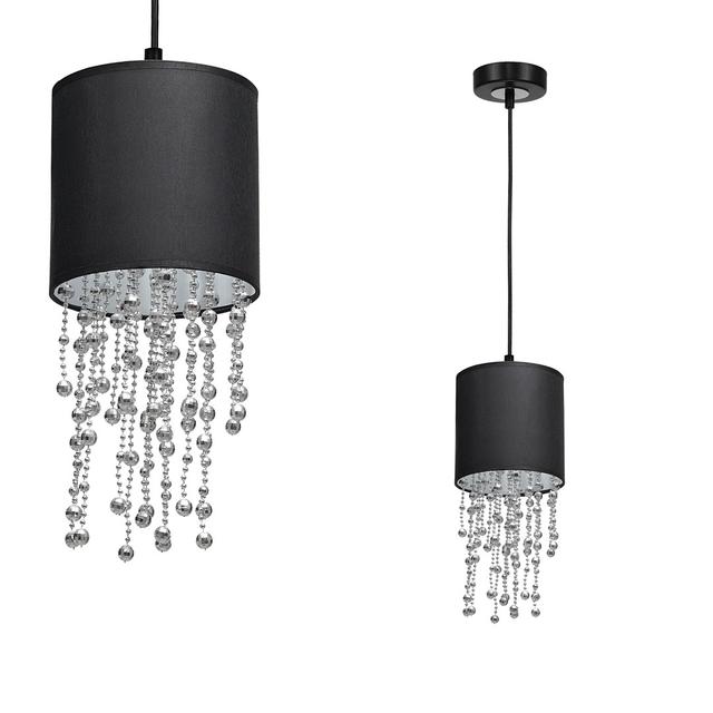 lampa wisząca Almeria E27 czarna MLP6429 Milagro