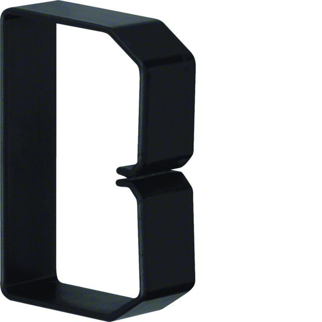 tehalit.BA6 Klamra do przewodów 60x80 czarny B600803 HAGER