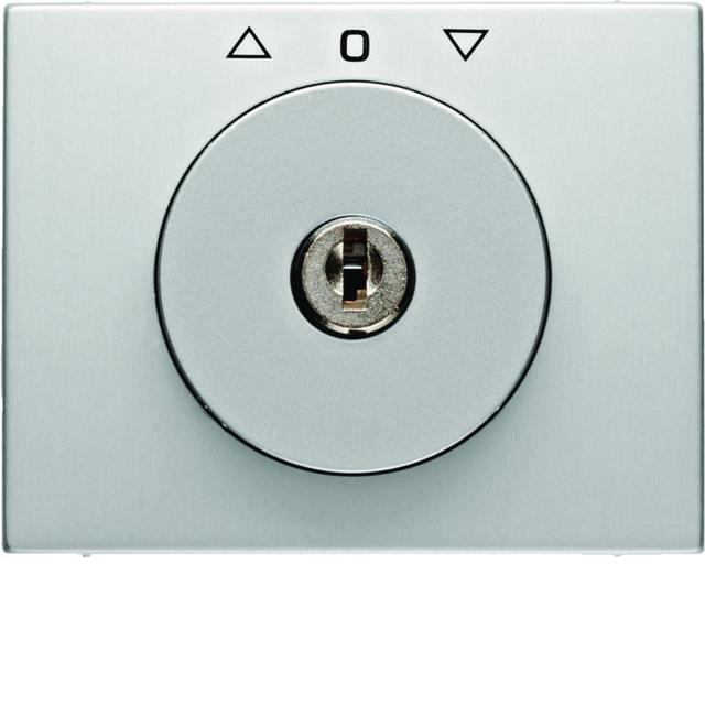 K.5 Płytka czołowa z kluczykiem do łącznika żaluzjowego obrotowego, aluminium