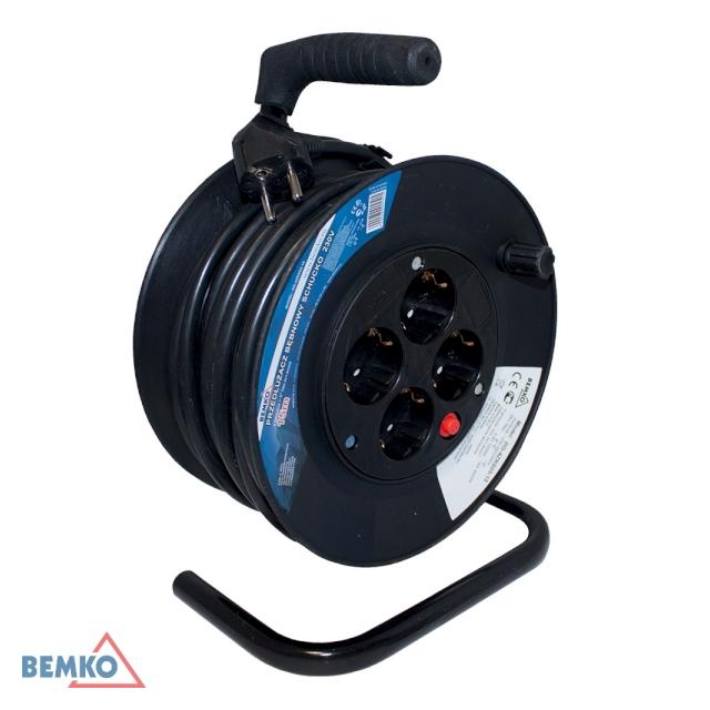 PRZEDŁUŻACZ BĘBNOWY SCHUKO 4 GN. +"0" 25m 3x1,5mm2