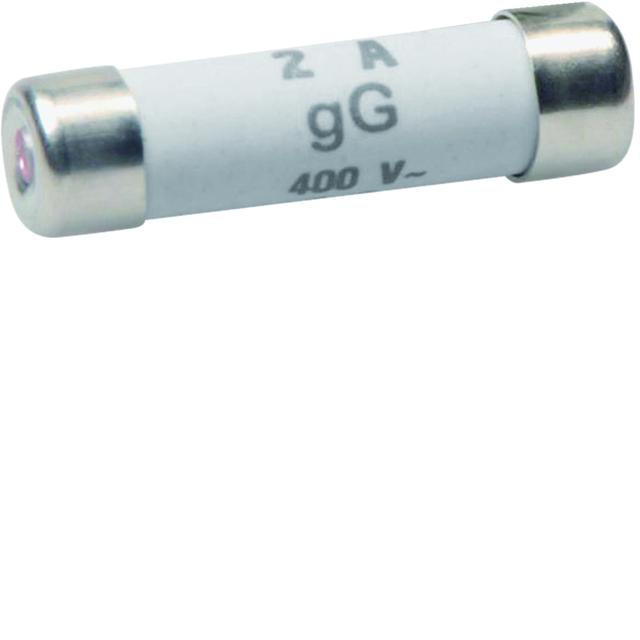 Wkładka bezpiecznikowa cylindryczna C8,5x32mm gG 2A 400VAC L8532C02 HAGER