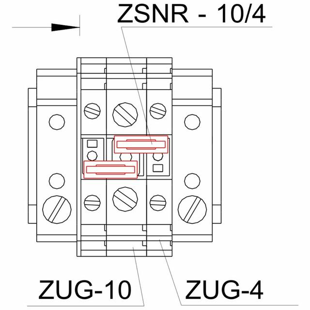 ZSNR-10/4 ZWIERACZ REDUKCYJNY K. CZARNY