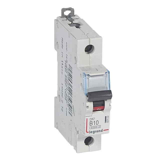 WYŁĄCZNIK NADPRĄDOWY S 301 1P B 10A 6000A SERII DX3, Legrand