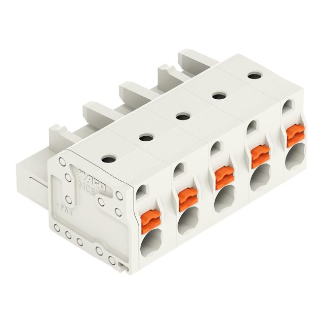 MCS-MIDI gniazdo 5-bieg. jasnoszare raster 7,5 mm /50szt./ WAGO