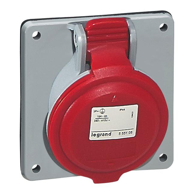 P17 TEMPRA PRO GNIAZDO TABLICOWE 32A 3P+Z 400V IP44, Legrand