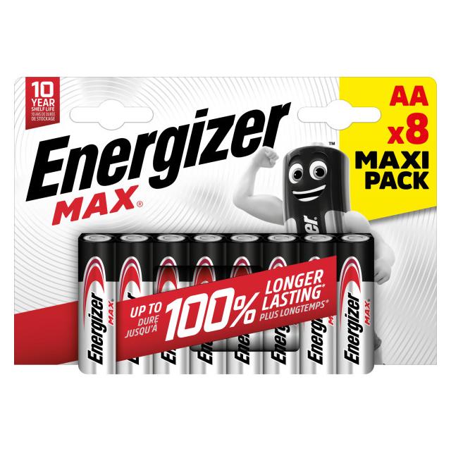 BATERIA ENERGIZER MAX AA LR6 /8 eco
