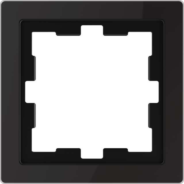 Merten D-Life, ramka 1-krotna, czerń onyksowy