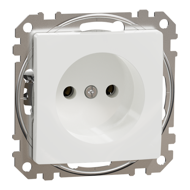 Gniazdo 2P, Sedna Design & Elements, białe
