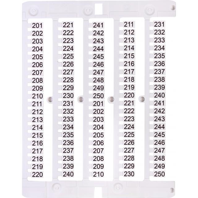 Oznacznik 201 do 250 (100 szt.) ES-NU0851201 003903081 ETI