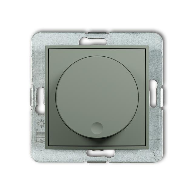 ICON Regulator elektroniczny oświetlenia przyciskowo-obrotowy do lamp LED szałwiowy 61IRO-2 KARLIK