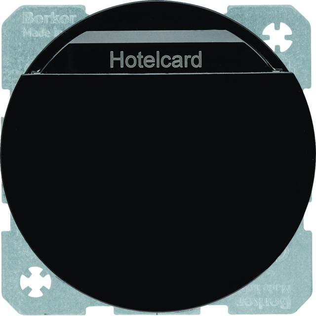 BERKER R.1/R.3 Łącznik przekaźnikowy na kartę hotelową czarny 16402045 HAGER