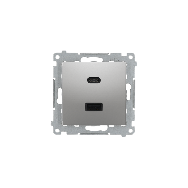 "Simon 54 WMDZ-EC2CAx-043 Ładowarka 2xUSB C+A Quick Charge 5/9/12V (moduł), 3.1 A, 5V DC, 230V