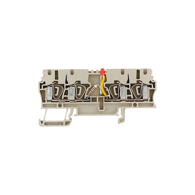 ZDU 2.5/2X2AN/LD+ Złączka szynowa przelotowa, nr katalogowy 1692590000