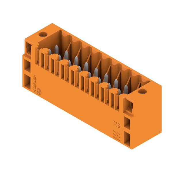 S2L 3.50/18/180F 3.5SN OR BX Wtyki PCB (złącza płyty), 3.50 mm, Liczba biegunów: 18, kąt odejścia: 180° /48szt./ 1729490000 WEIDMÜLLER