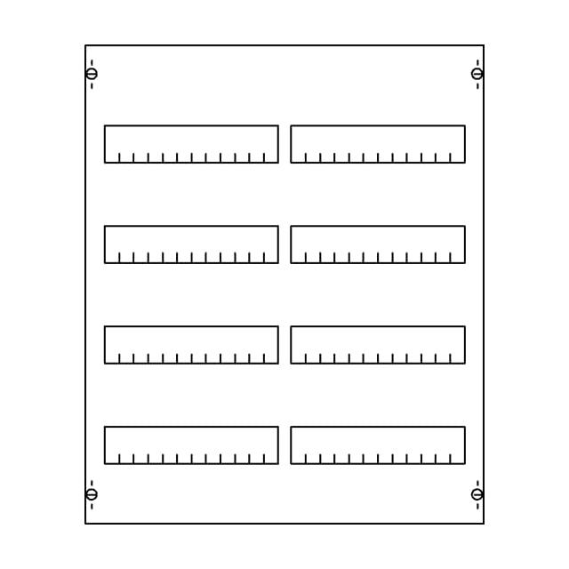 2V0A Pole rozdzielcze 2 kol.szer.
