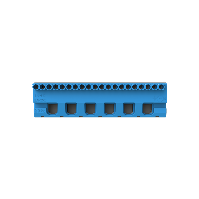 Listwa zaciskowa wtykowa N 20*1,5-4mm2+6*25mm2