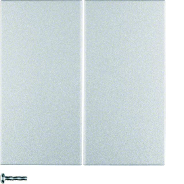 BERKER B.Kwadrat/B.7 KNX RF quicklink Przycisk podwójny aluminium 85146183 HAGER