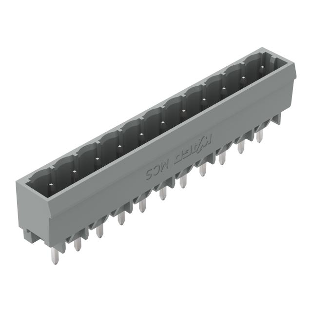 MCS-MIDI Classic wtyk 11-bieg. szary raster 5 mm /100szt./ WAGO