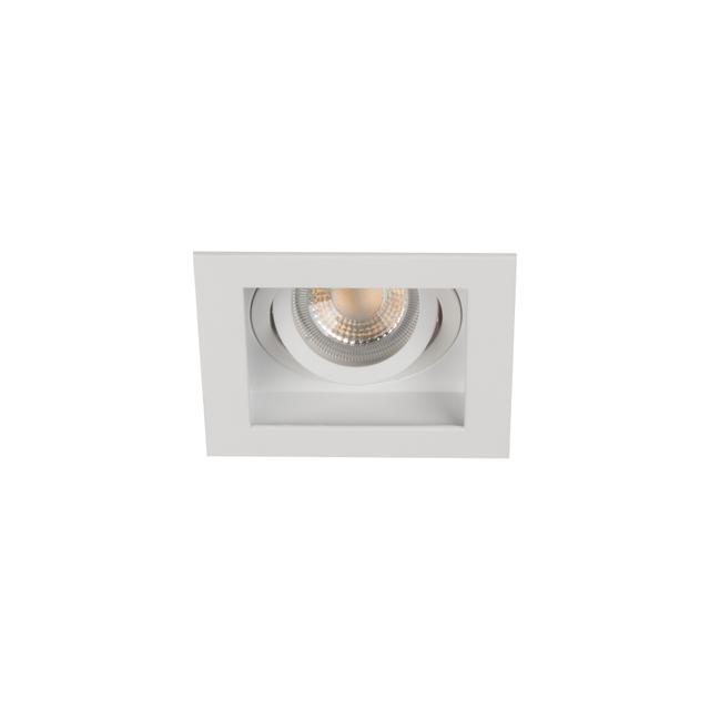 ARET DTL W/W Oczko sufitowe ARET DTL W/W kwadratowy stop aluminium kolor biały 1XGx5,3/GU10 KANLUX