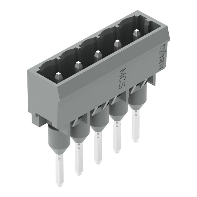 MCS-MIDI Classic wtyk 5-bieg. szary raster 5 mm /200szt./ WAGO