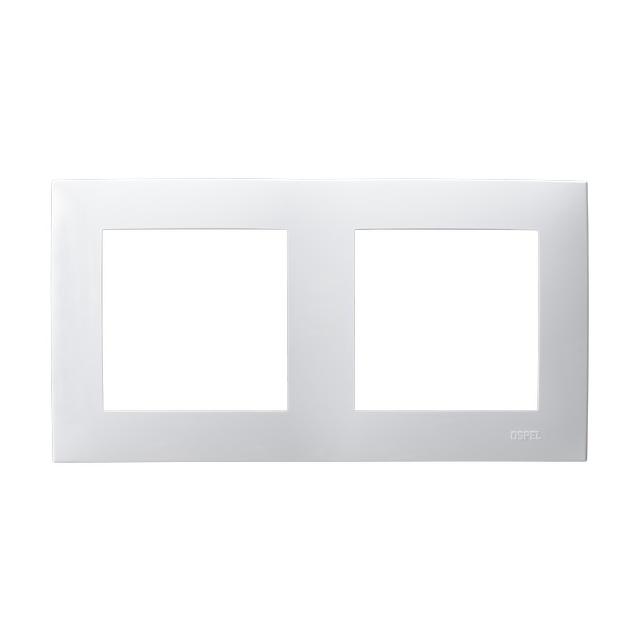SZAFIR Ramka podwójna - kolor biały