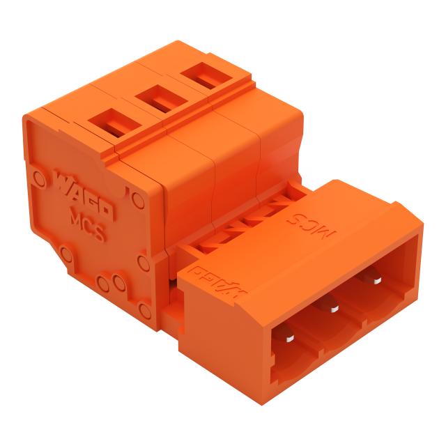 MCS-MIDI Classic wtyk 3-bieg. szary raster 5,08 mm /100szt./ WAGO