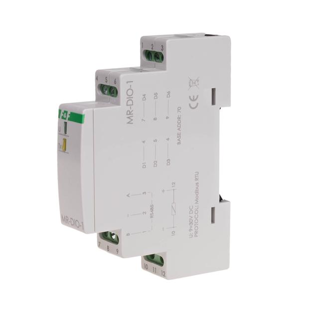 Moduł rozszerzeń 9-30V DC 6we/6wy cyfrowych Max-MR-DIO-1 F&F