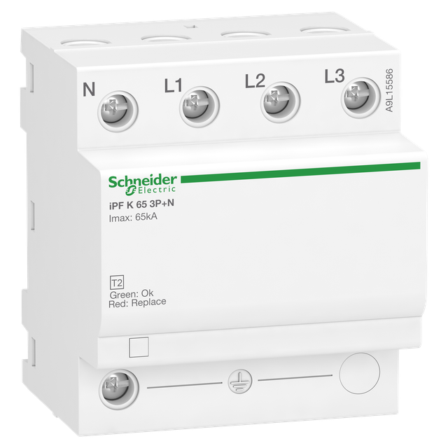 Ogranicznik przepięć Acti9 iPFK40-T2-3N 3P+N T2 65 kA A9L15586 SCHNEIDER