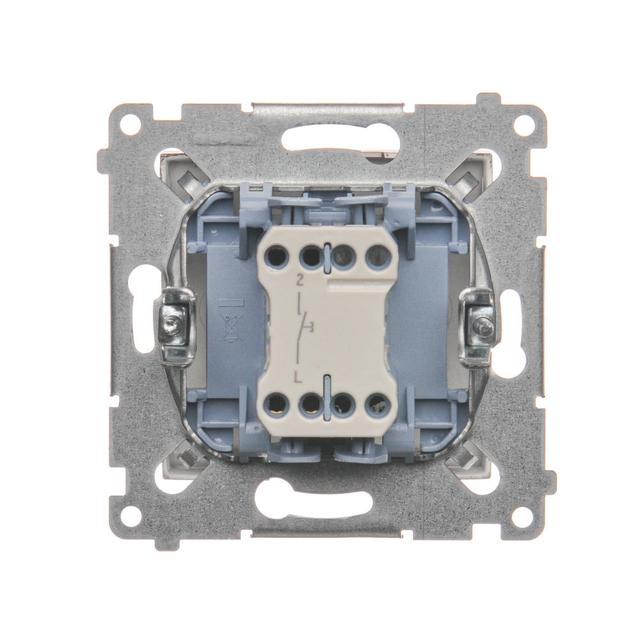 Simon 54 Przycisk pojedynczy zwierny bez piktogramu 10A szybkozłączka brąz mat