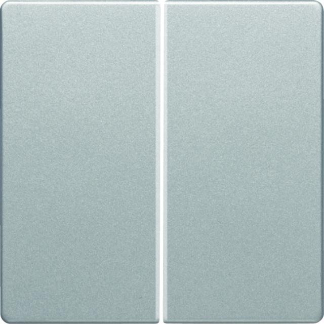 BERKER Q.x KNX RF quicklink Przycisk podwójny aluminium aksamit lakierowana 85146124 HAGER