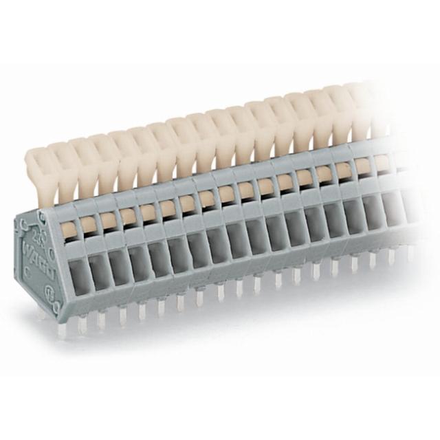 listwa zaciskowa do pł. drukowanych 3-bieg. szara raster 2,5 mm